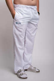 Biele nohavice s potlaèou LOZ (pánske)