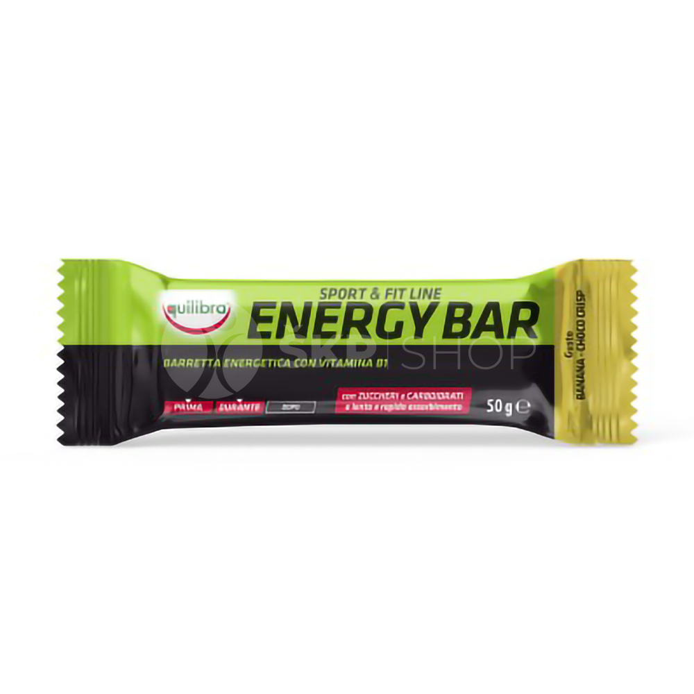 Tyčinka Equilibra energy banana choco-crisp bar 50g
