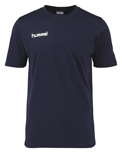 Unisex tričko Hummel core cotton tee tmavomodré