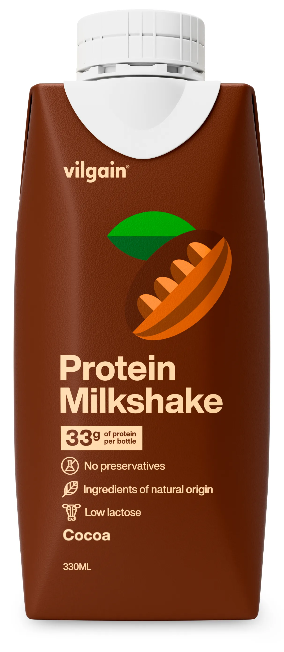 Vilgain Protein Milkshake kakao 330ml