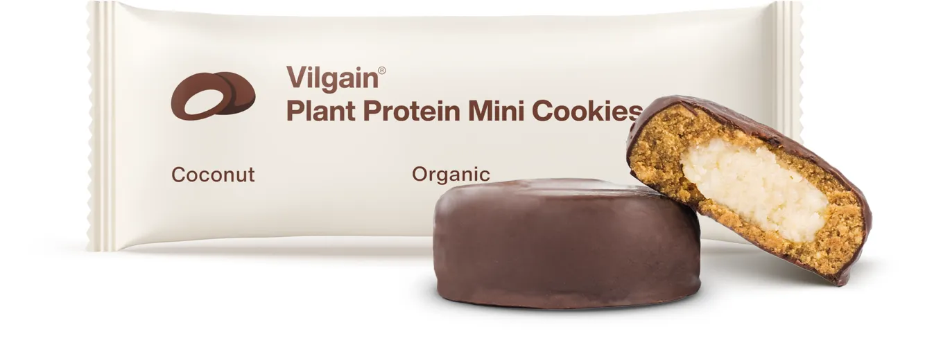 Vilgain Protein Mini Cookies BIO kokos 50g (2x25g)