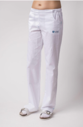 Biele nohavice calisto s potlaèou LOZ (dámske)