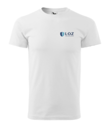 Biele trièko s logom LOZ (pánske)