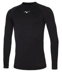 Mizuno - Core Long Sleeve Termoprdlo s dlhm rukvom - ierne