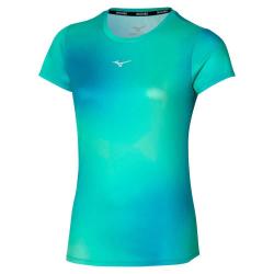 Dmske portov triko Mizuno Impulse Core Graphic Tee / Eggshell Blue