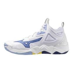 Tenisky Mizuno WAVE MOMENTUM 3 MID(U) / Biela/Svetlomodr/Tmavomodr