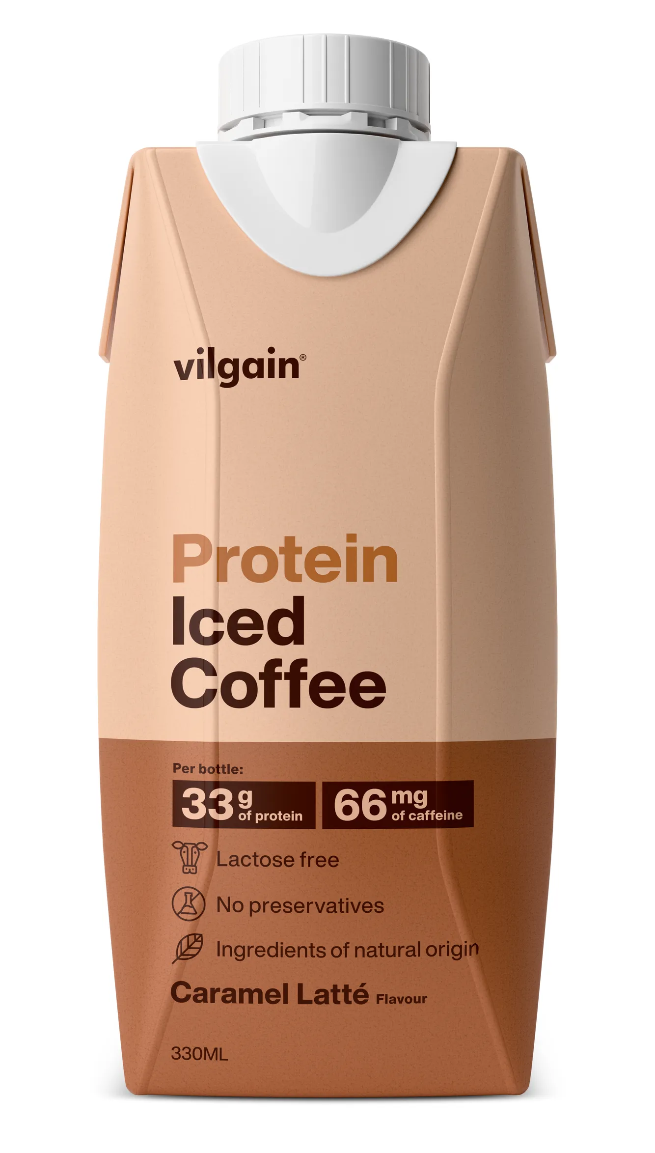 Vilgain Protein Milkshake Iced Coffee karamelov latt 330ml