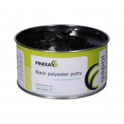 Finixa black polyester putty 2kg - tmel