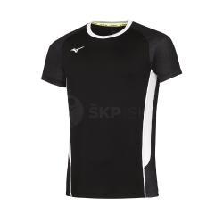 Pnske triko Mizuno premium high-kyu tee ierne