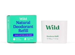 Wild DEO Refill Fresh Cotton&Sea salt 40g