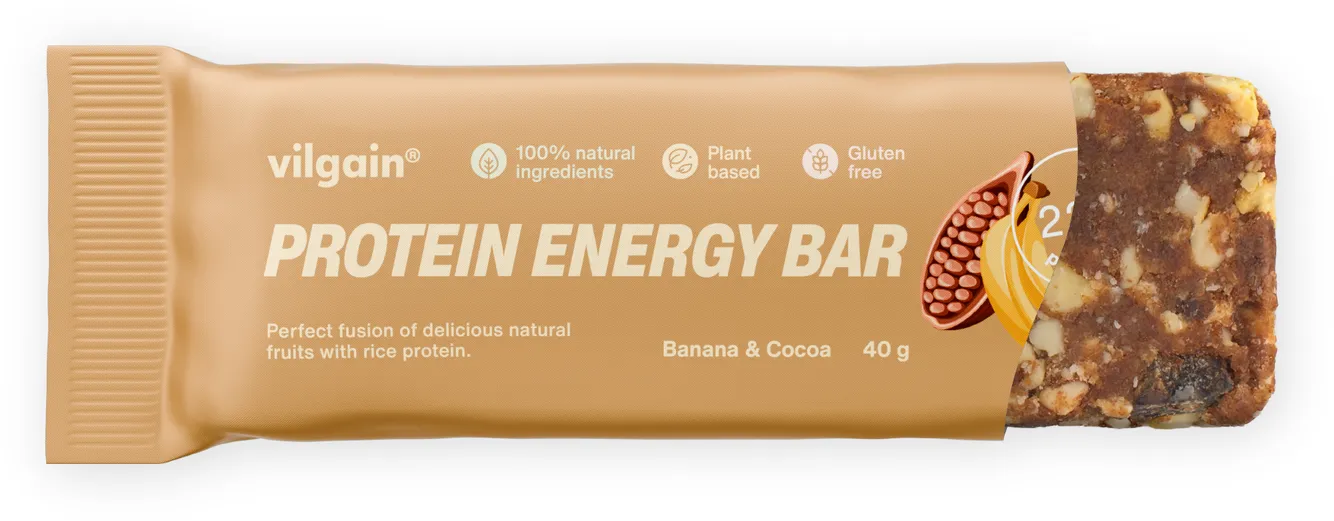 Vilgain Plant Protein Energy Bar kakao a bann 40g