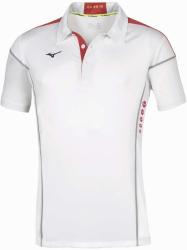 Mizuno - Hex Rect Polo - biela/erven
