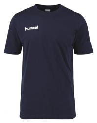 Unisex triko Hummel core cotton tee tmavomodr